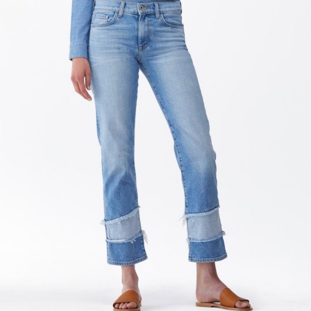 Baldwin Stella Harvey Denim Jeans, Patchwork, Womens 29